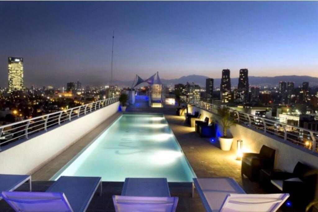 Polanco Pool Amazing View Gym Parking Apartment Mexico City Exterior photo
